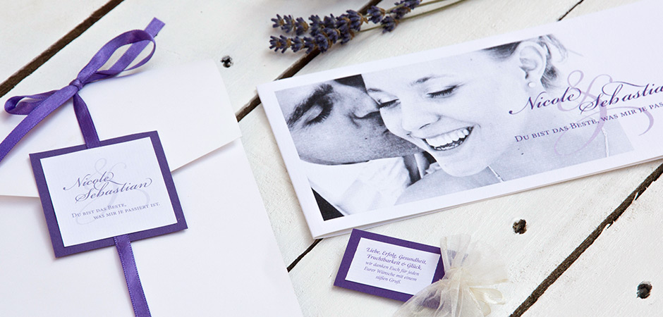 Hochzeitspapeterie Nicole und Sebastian